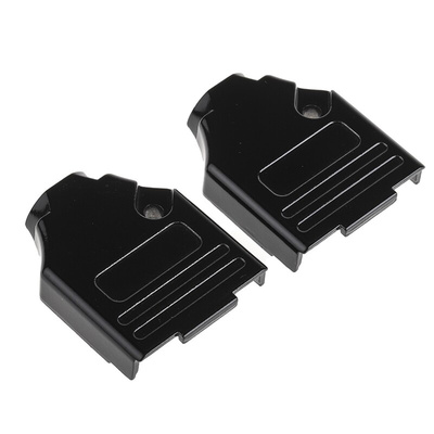 MH Connectors MHDTZK-BK Series Zinc D Sub Backshell, 9 Way, Strain Relief