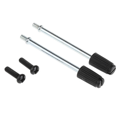 MH Connectors MHDTZK-BK Series Zinc D Sub Backshell, 9 Way, Strain Relief