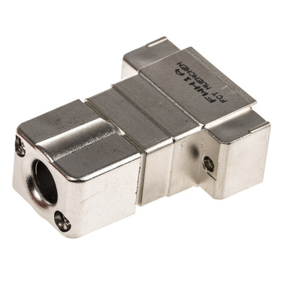 FCT from Molex FWH Series ABS D Sub Backshell, 9 Way, Strain Relief