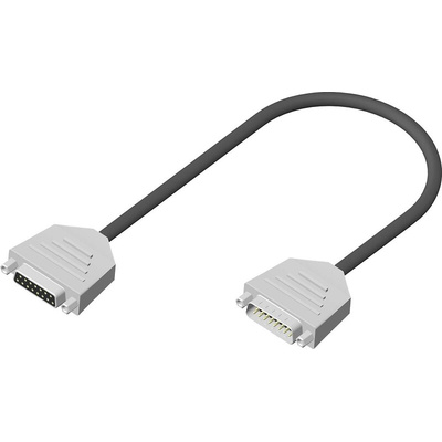RS PRO D Sub Adapter Male 15 Way D-Sub to Female 15 Way D-Sub