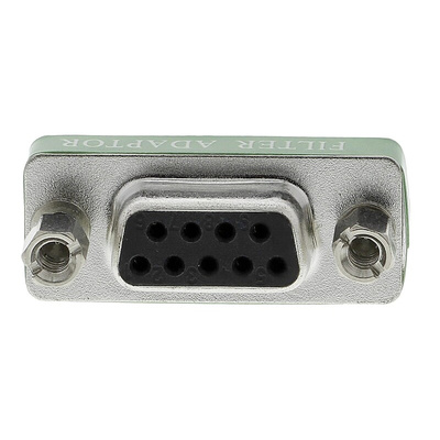 RS PRO D Sub Adapter Male 9 Way D-Sub to Female 9 Way D-Sub