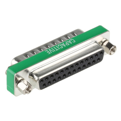RS PRO D Sub Adapter Male 25 Way D-Sub to Female 25 Way D-Sub