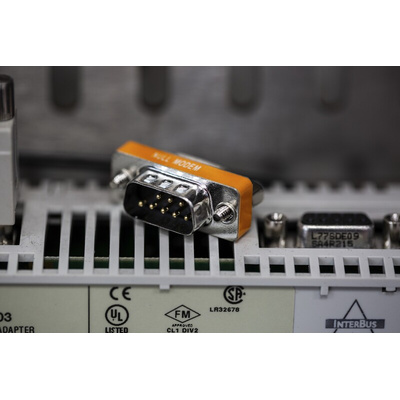 RS PRO D Sub Adapter Male 9 Way D-Sub to Female 9 Way D-Sub