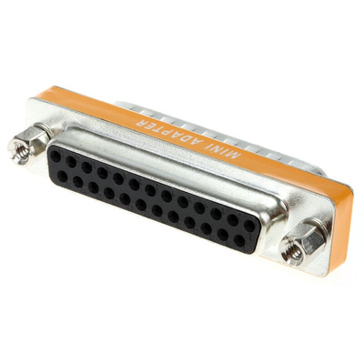 RS PRO D Sub Adapter Male 25 Way D-Sub to Female 25 Way D-Sub
