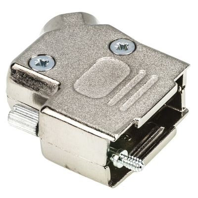 MH Connectors MHD45ZK Series Zinc Angled D Sub Backshell, 9 Way, Strain Relief