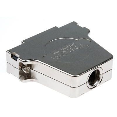 FCT from Molex FMK Series Die Cast Zinc D Sub Backshell, 25 Way, Strain Relief
