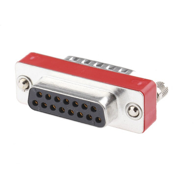 Wurth Elektronik D Sub Adapter Male 15 Way D-Sub to Female 15 Way D-Sub