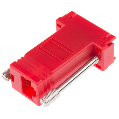 RS PRO D Sub Adapter Female 9 Way D-Sub to Female RJ45
