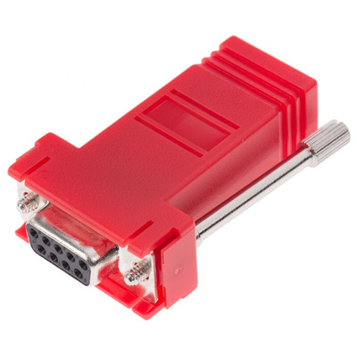 RS PRO D Sub Adapter Female 9 Way D-Sub to Female RJ45