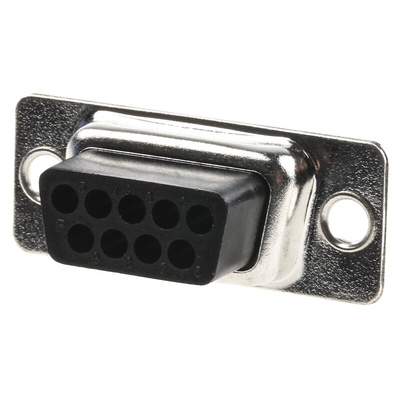 RS PRO D Sub Adapter Male 9 Way D-Sub to Female RJ45