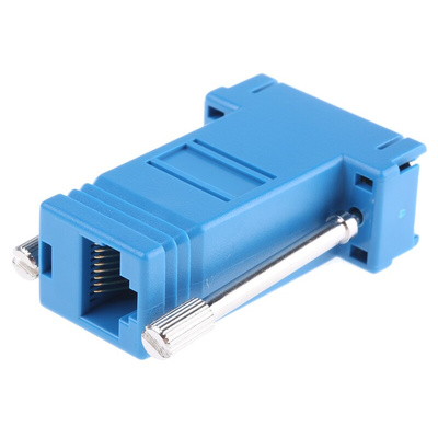 RS PRO D Sub Adapter Female 9 Way D-Sub to Female RJ45