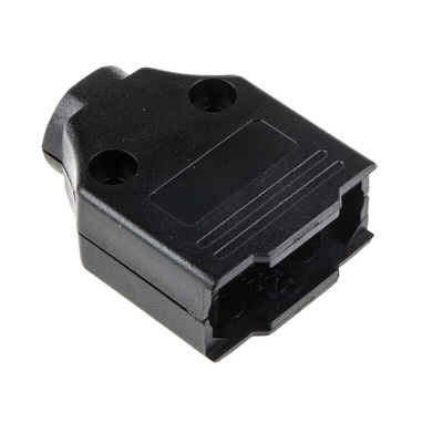 MH Connectors MHDTPPK Series ABS D Sub Backshell, 9 Way, Strain Relief
