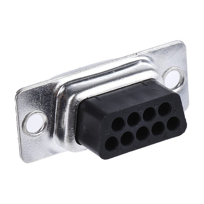 RS PRO D Sub Adapter Female 9 Way D-Sub to Female RJ45