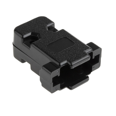 MH Connectors MHCCOV Series ABS D Sub Backshell, 9 Way, Strain Relief