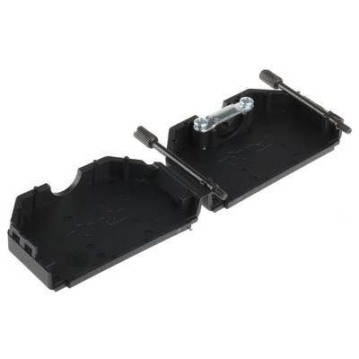 MH Connectors MHDPPK-SLIM Series Polyamide D Sub Backshell, 50 Way, Strain Relief