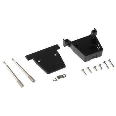 RS PRO PET D Sub Backshell, 25 Way, Strain Relief