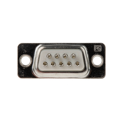 RS PRO 9 Way Panel Mount D-sub Connector Socket, 2.8mm Pitch