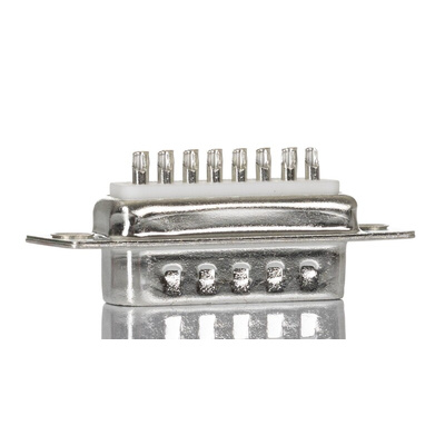 RS PRO 15 Way Panel Mount D-sub Connector Plug, 2.77mm Pitch