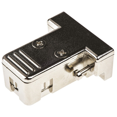 RS PRO ABS D Sub Backshell, 9 Way, Strain Relief