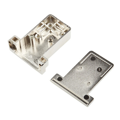 RS PRO PET D Sub Backshell, 15 Way, Strain Relief