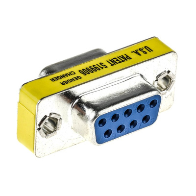 Switchcraft D Sub Adapter Female 9 Way D-Sub to Female 9 Way D-Sub