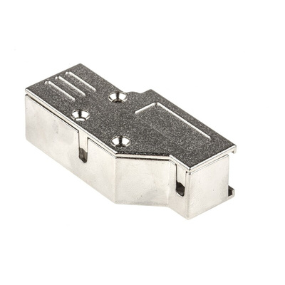 MH Connectors MHDCMR Series Zinc Right Angle D Sub Backshell, 9 Way, Strain Relief