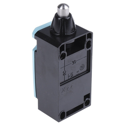 SIRIUS 3SE5 Safety Switch With Plunger Actuator, Metal, NO/NC