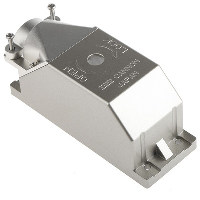 ITT Cannon DL Series Metal Right Angle D Sub Backshell, 260 Way, Strain Relief