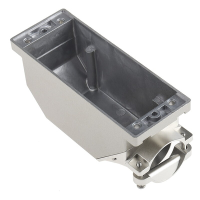ITT Cannon DL Series Metal Right Angle D Sub Backshell, 260 Way, Strain Relief