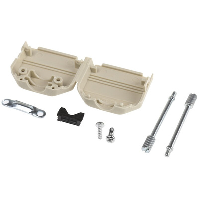 MH Connectors MHDPPK-SLIM Series Polyamide D Sub Backshell, 15 Way, Strain Relief