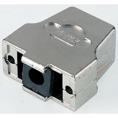 FCT from Molex FMH Series Die Cast Zinc D Sub Backshell, 25 Way, Strain Relief