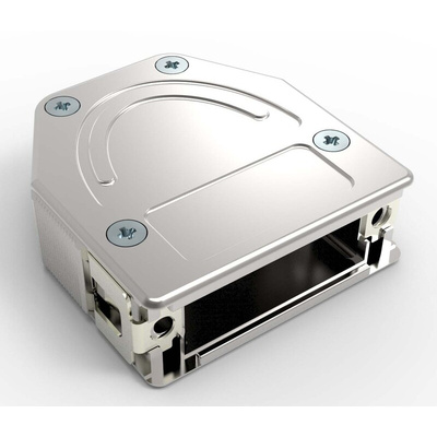 TE Connectivity Zinc D Sub Backshell, 15, 26 Way