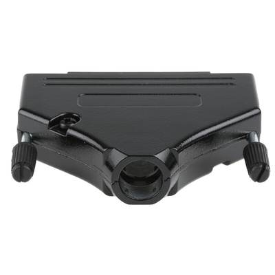 MH Connectors MHDTZK-BK Series Zinc D Sub Backshell, 37 Way, Strain Relief