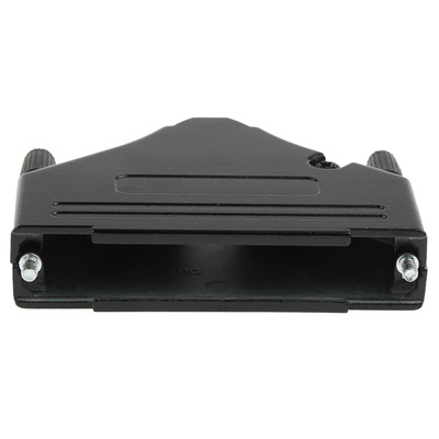 MH Connectors MHDTZK-BK Series Zinc D Sub Backshell, 37 Way, Strain Relief