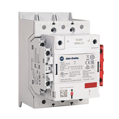 Allen Bradley 100S-E Safety Contactor - 116 → 750 A, 100 → 250 V ac/dc Coil, 1NO/1NC