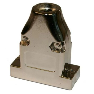 Norcomp 994 Series Zinc Alloy D Sub Backshell, 25 Way, Strain Relief