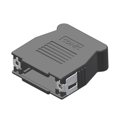 CONEC 16 Series ABS D Sub Backshell, 15 Way, Strain Relief
