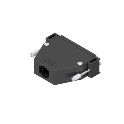 CONEC 165X Series Plastic D Sub Backshell, 50 Way, Strain Relief