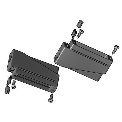CONEC 165X Series Plastic D Sub Backshell, 9 Way