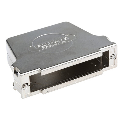 FCT from Molex FMK Series Die Cast Zinc D Sub Backshell, 37 Way, Strain Relief
