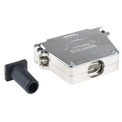 FCT from Molex FMK Series Die Cast Zinc D Sub Backshell, 37 Way, Strain Relief