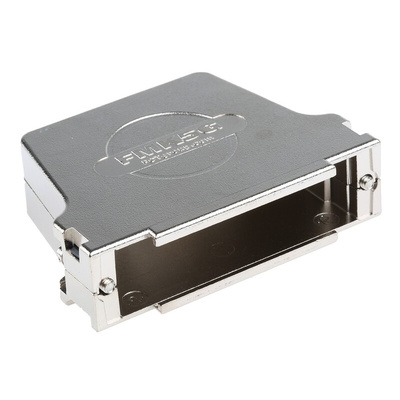 FCT from Molex FMK Series Die Cast Zinc D Sub Backshell, 50 Way, Strain Relief
