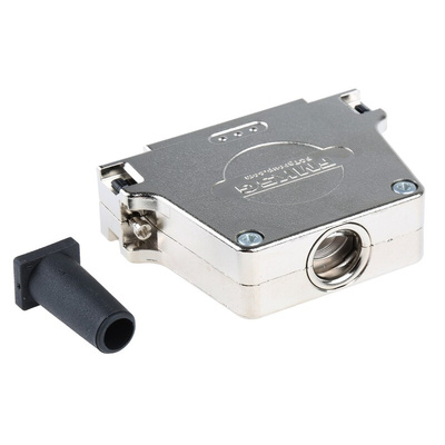 FCT from Molex FMK Series Die Cast Zinc D Sub Backshell, 50 Way, Strain Relief