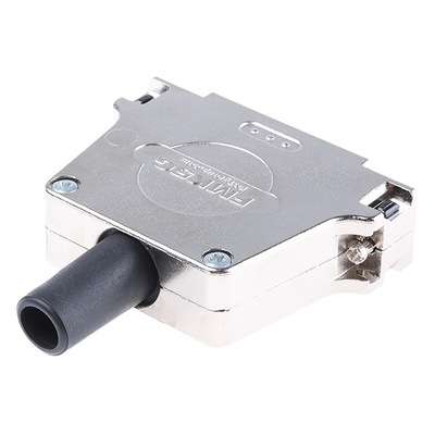 FCT from Molex FMK Series Die Cast Zinc D Sub Backshell, 50 Way, Strain Relief