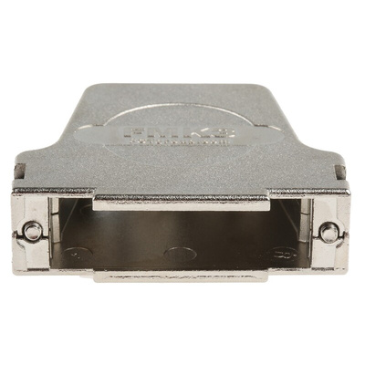 FCT from Molex FMK Series Die Cast Zinc Angled D Sub Backshell, 25 Way, Strain Relief