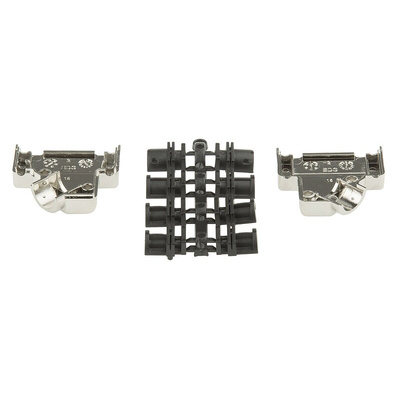 MH Connectors MHD45PK Series ABS Angled D Sub Backshell, 15 Way, Strain Relief
