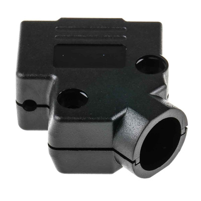 MH Connectors MHD45PPK Series ABS Angled D Sub Backshell, 9 Way, Strain Relief