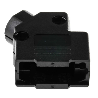 MH Connectors MHD45PPK Series ABS Angled D Sub Backshell, 9 Way, Strain Relief