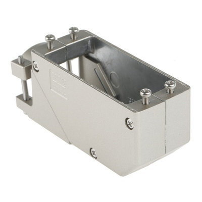 ITT Cannon DL, DLM Series Aluminium D Sub Backshell, 60 Way, Strain Relief