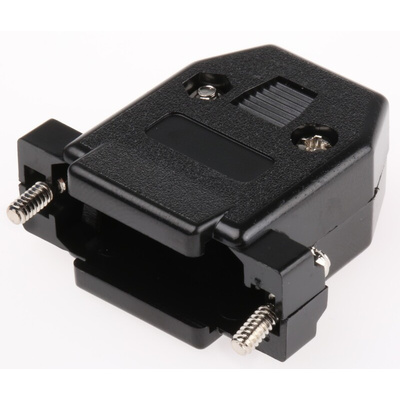 MH Connectors MHCCOV Series ABS D Sub Backshell, 15 Way, Strain Relief